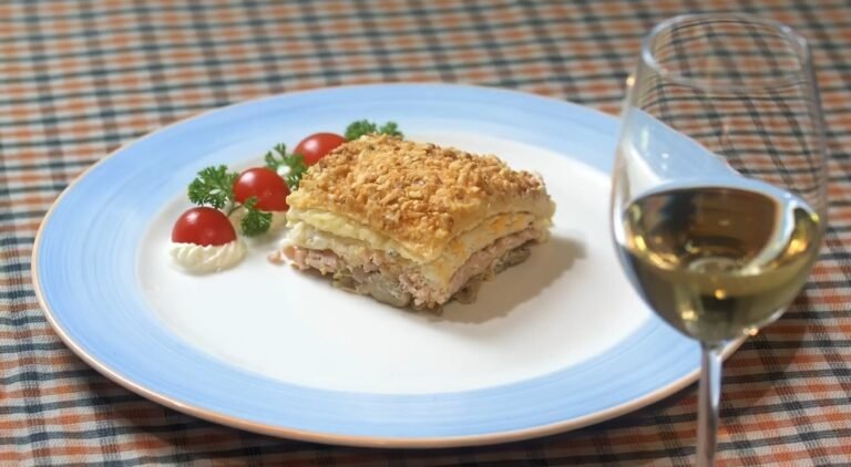 Savory Cake With Four Layers (VIDEO)